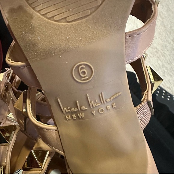 NWOB Nicole Miller Ankle Strap Sandal Heel Shoes size 6 - Picture 5 of 6